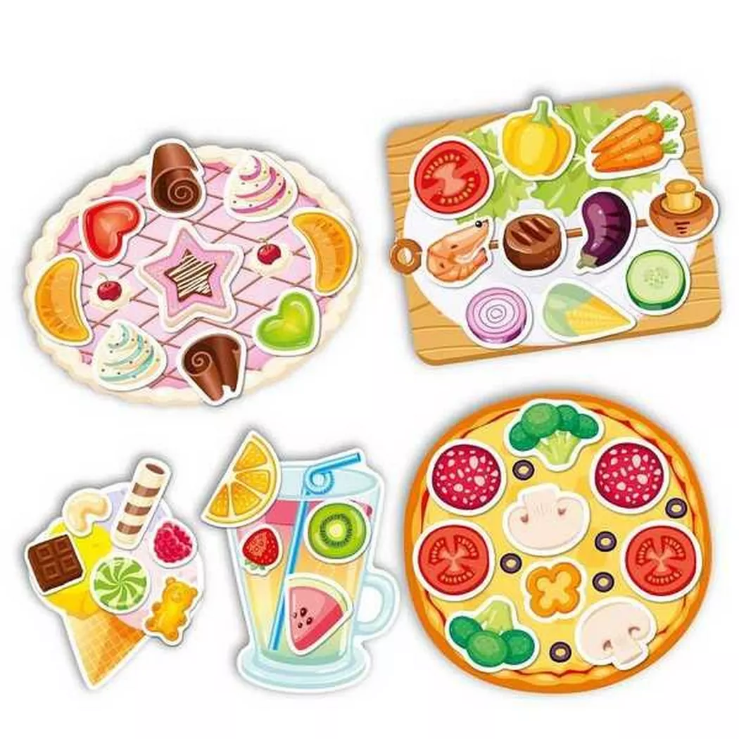 Montessori - Lernspiel - Kochen, Multicolor