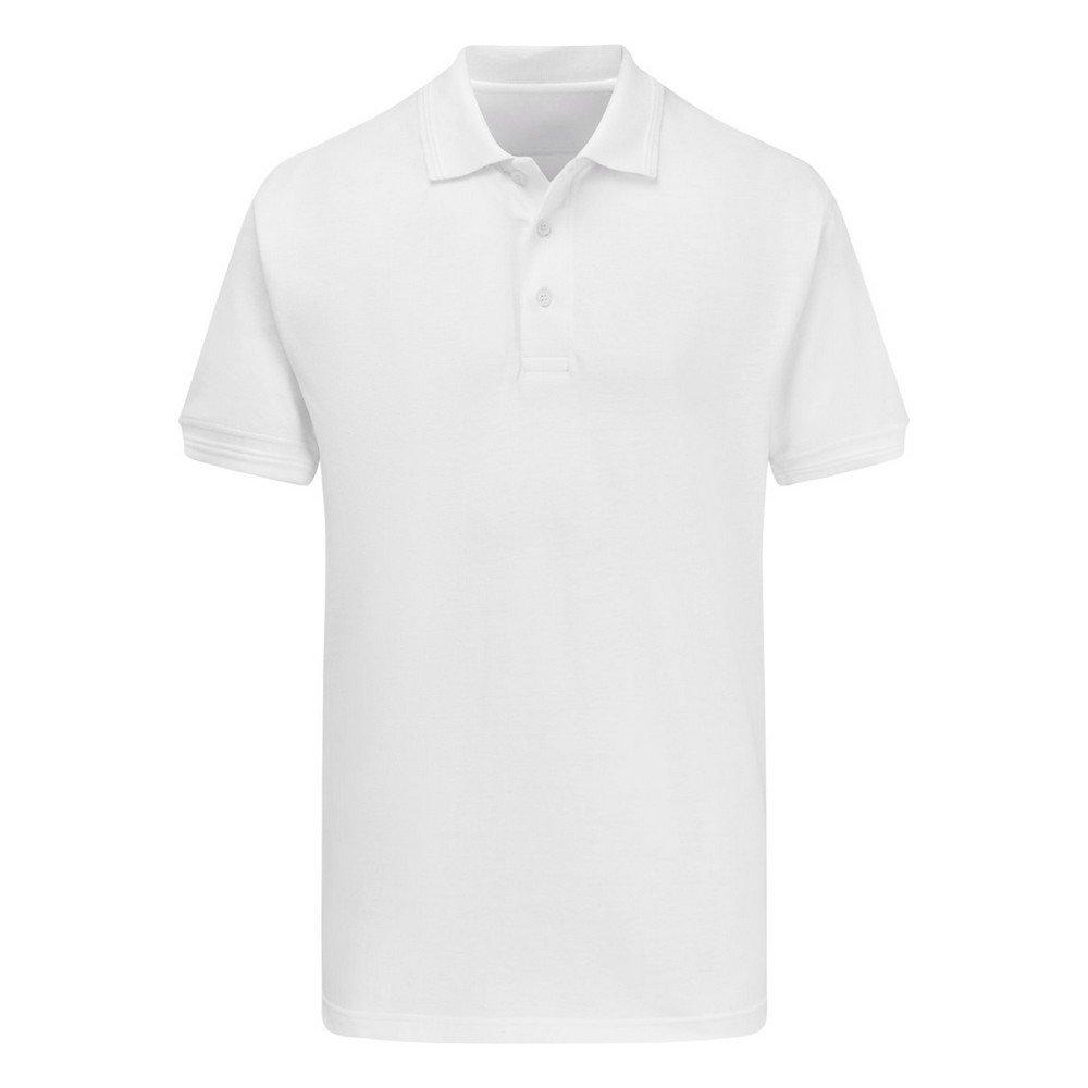 Image of Pique Polo Damen Weiss 5XL