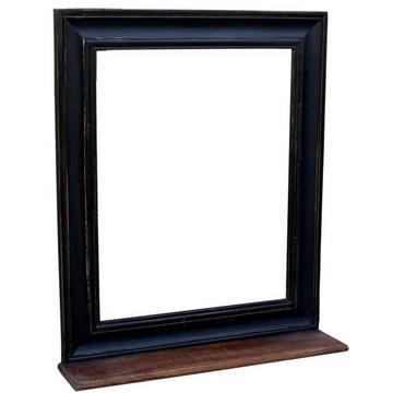 Specchio Taverna miele nero 79x68