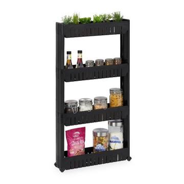 Schmaler Wagen mit 4 Böden