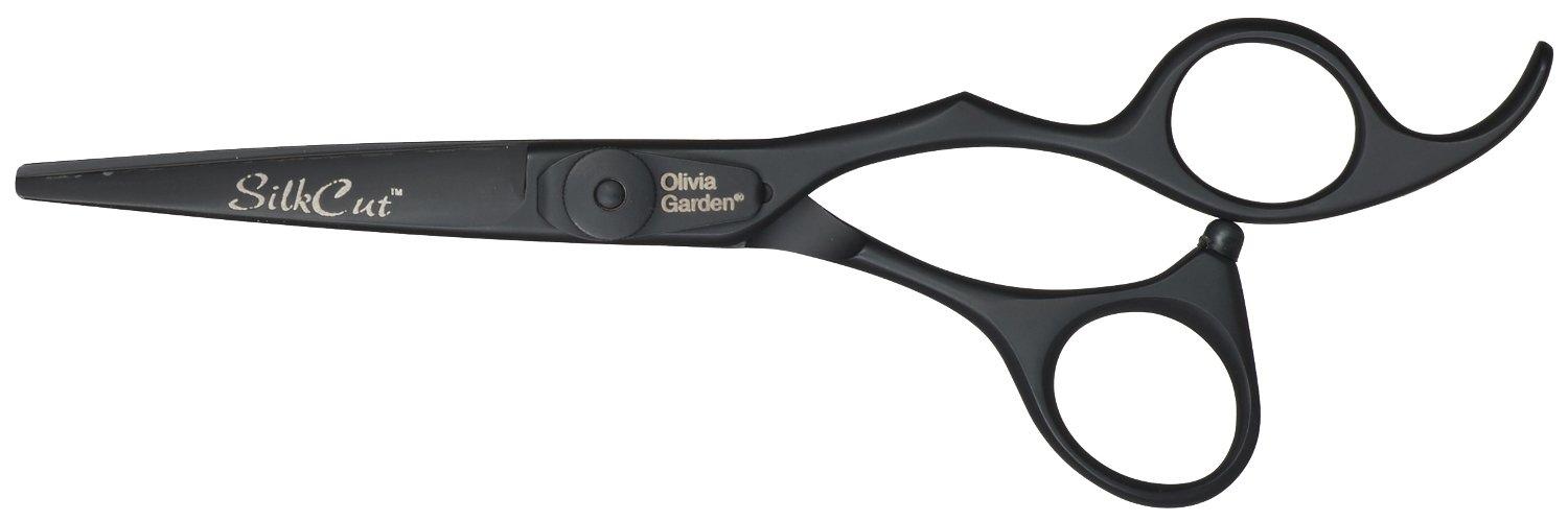 Image of Olivia Garden Schere Silk Cut Matt Black - 5.75"