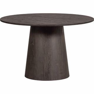 mutoni Table à manger ronde Maan marron foncé 120x120  