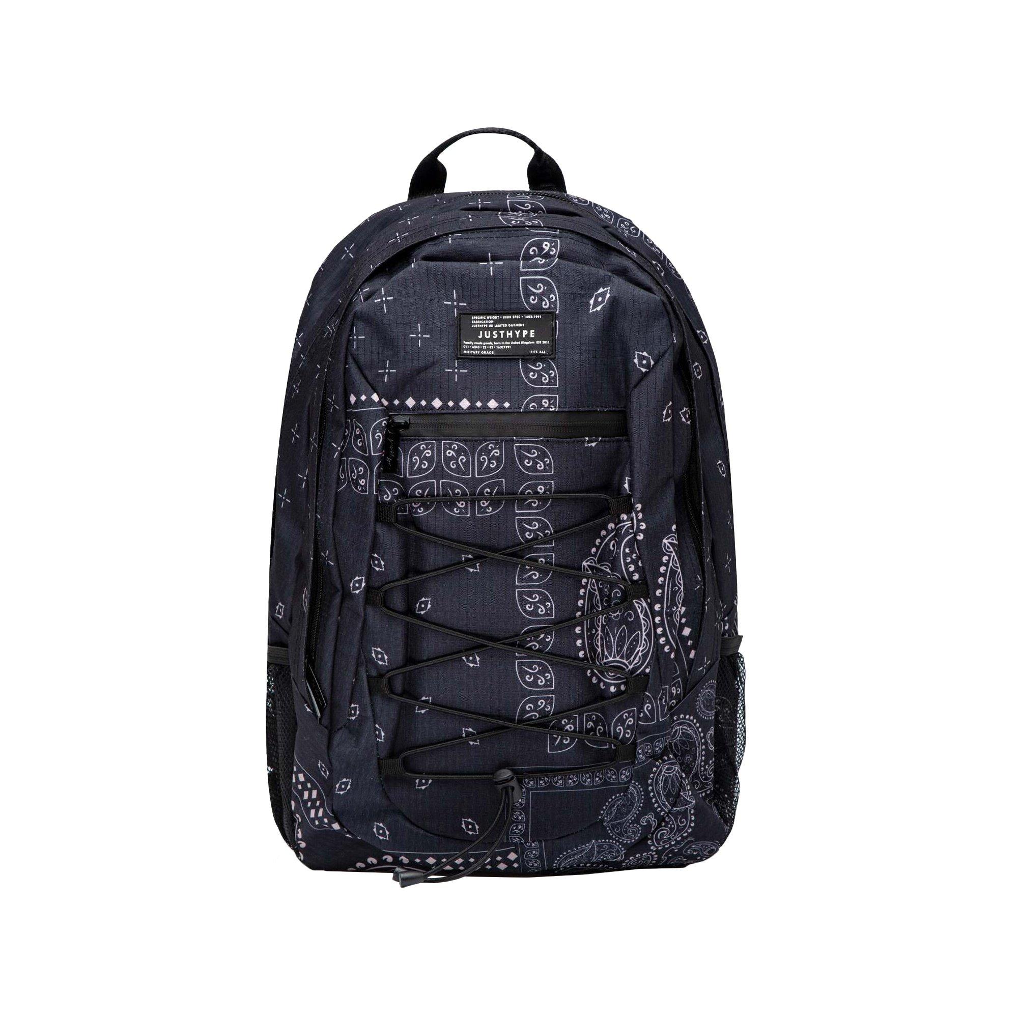 Image of Rucksack Paisley Palm, Militär Unisex Schwarz ONE SIZE