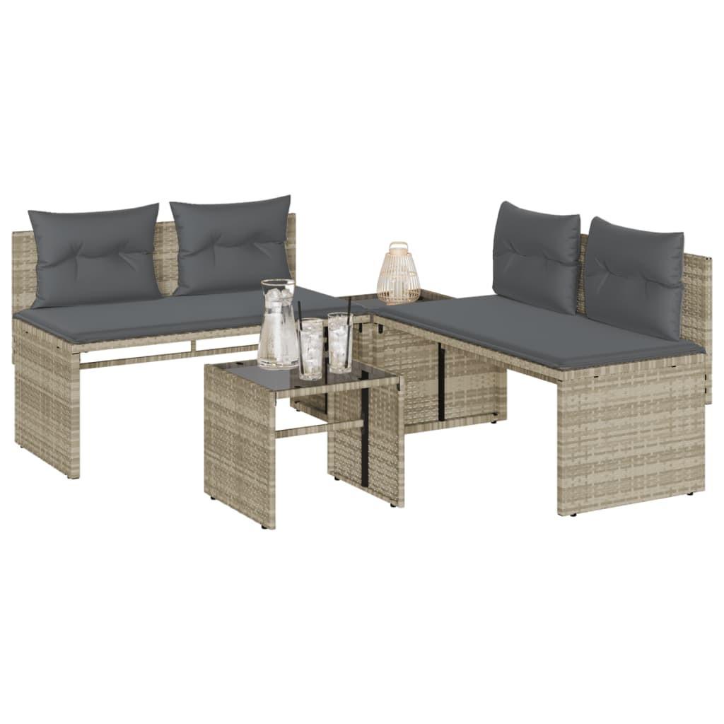 VidaXL Garten sofagarnitur poly-rattan  