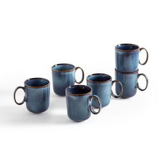 La Redoute Intérieurs Lot de 6 mugs en grès  