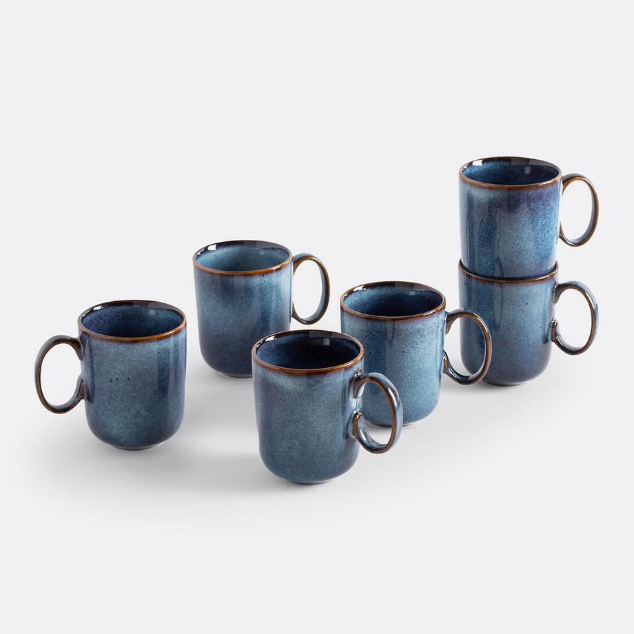 La Redoute Intérieurs 6er-Set Tassen Onda  