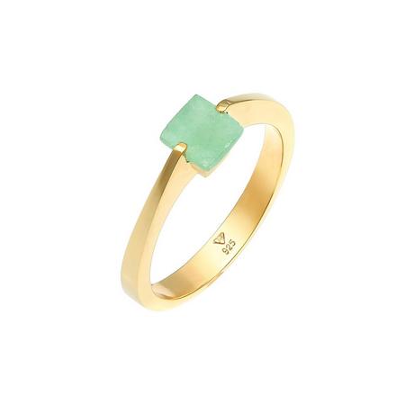 Elli  Bague Carré De Jade 