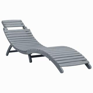 VidaXL Chaise longue bois d'acacia  