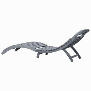 VidaXL Chaise longue bois d'acacia  