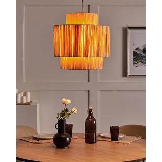 Beliani Lampe suspension en Feuille de palmier Boho MAGECH  