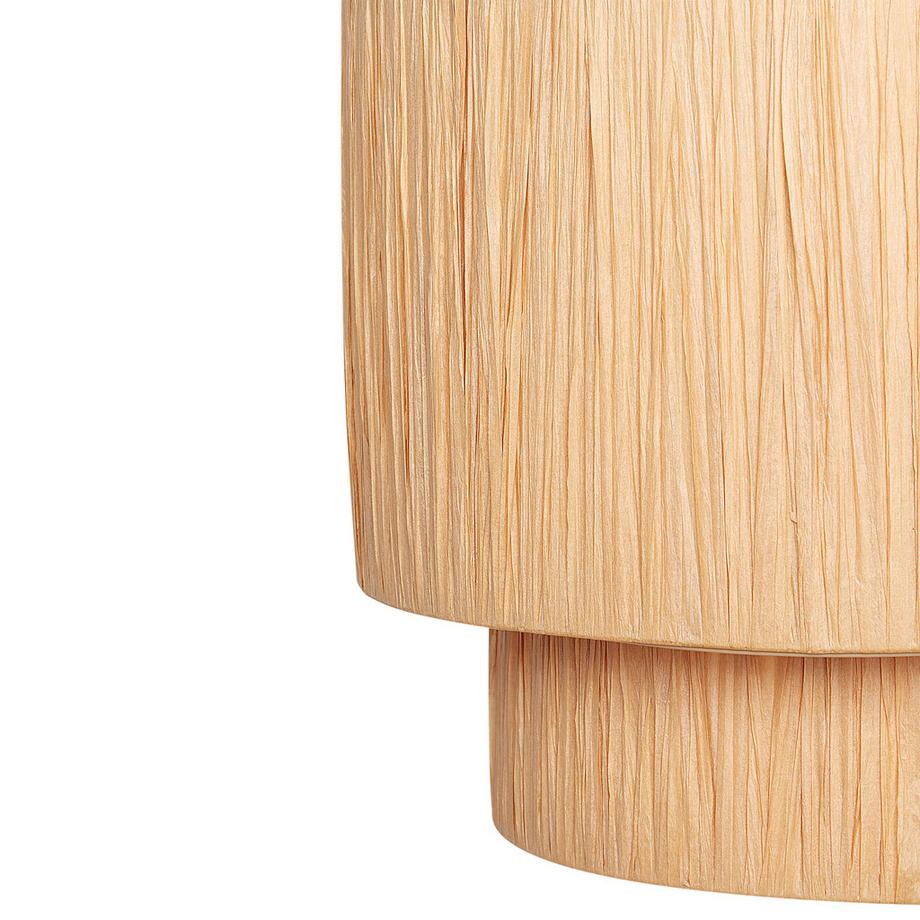 Beliani Hängelampe aus Palmblatt Boho MAGECH  