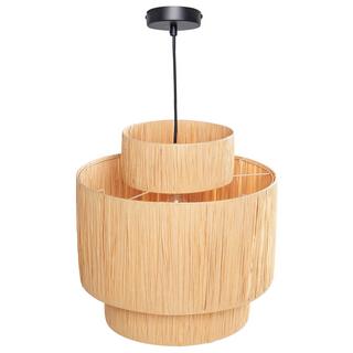 Beliani Lampe suspension en Feuille de palmier Boho MAGECH  