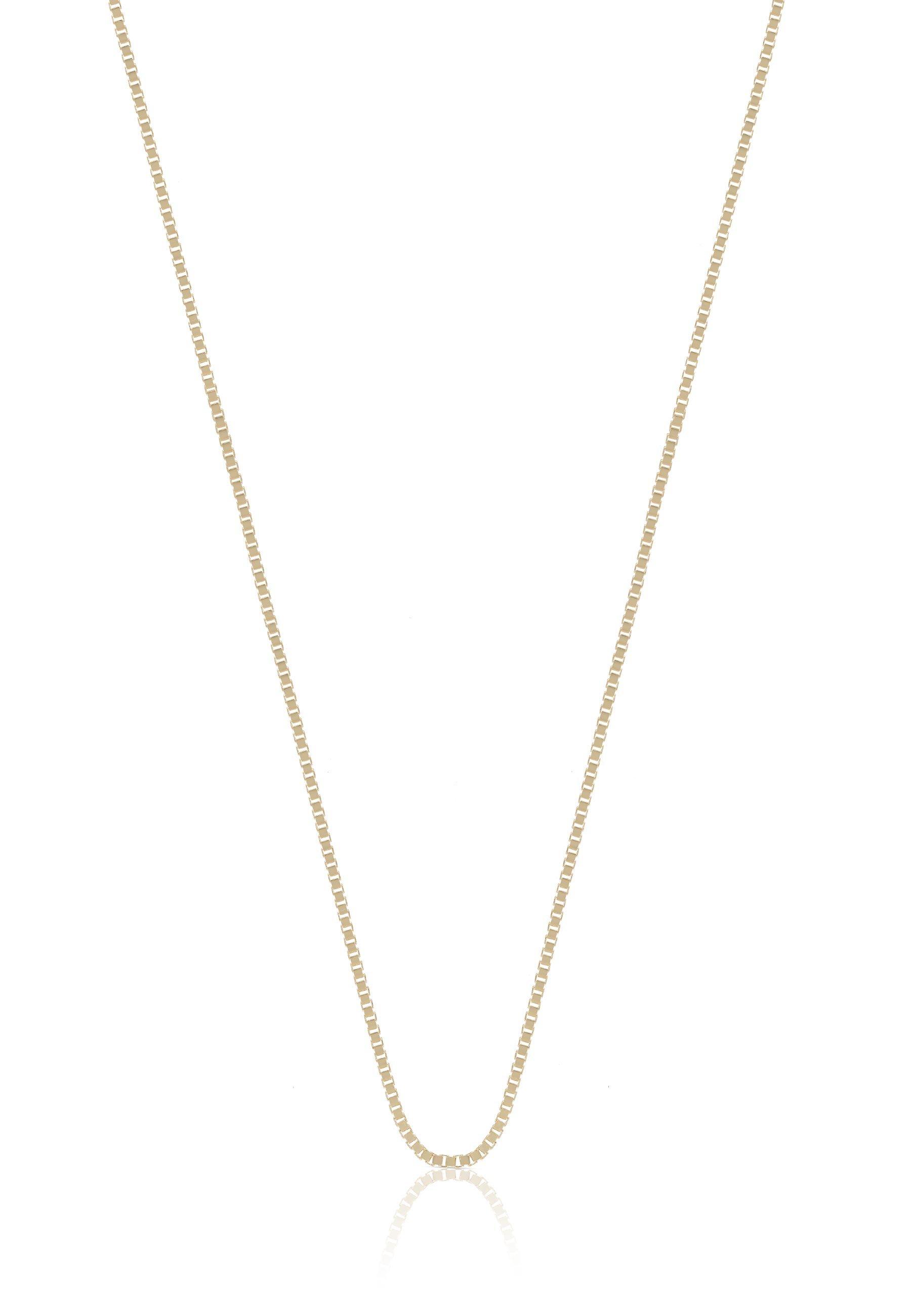 MUAU Schmuck  Collier Venezianer Gelbgold 750, 0.8mm, 50cm 