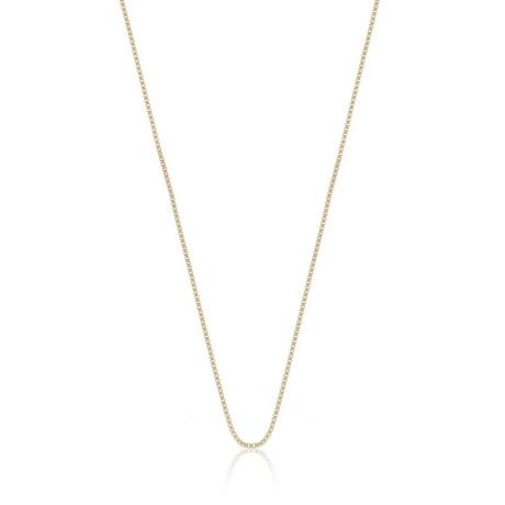 MUAU Schmuck  Collier Venezianer Gelbgold 750, 0.8mm, 50cm 