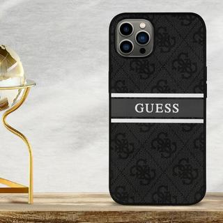 GUESS  Hülle Apple iPhone 13 Pro PU 4G Stripe 