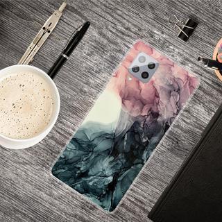 Cover-Discount  Galaxy A42 - Custodia siliconica Marble 