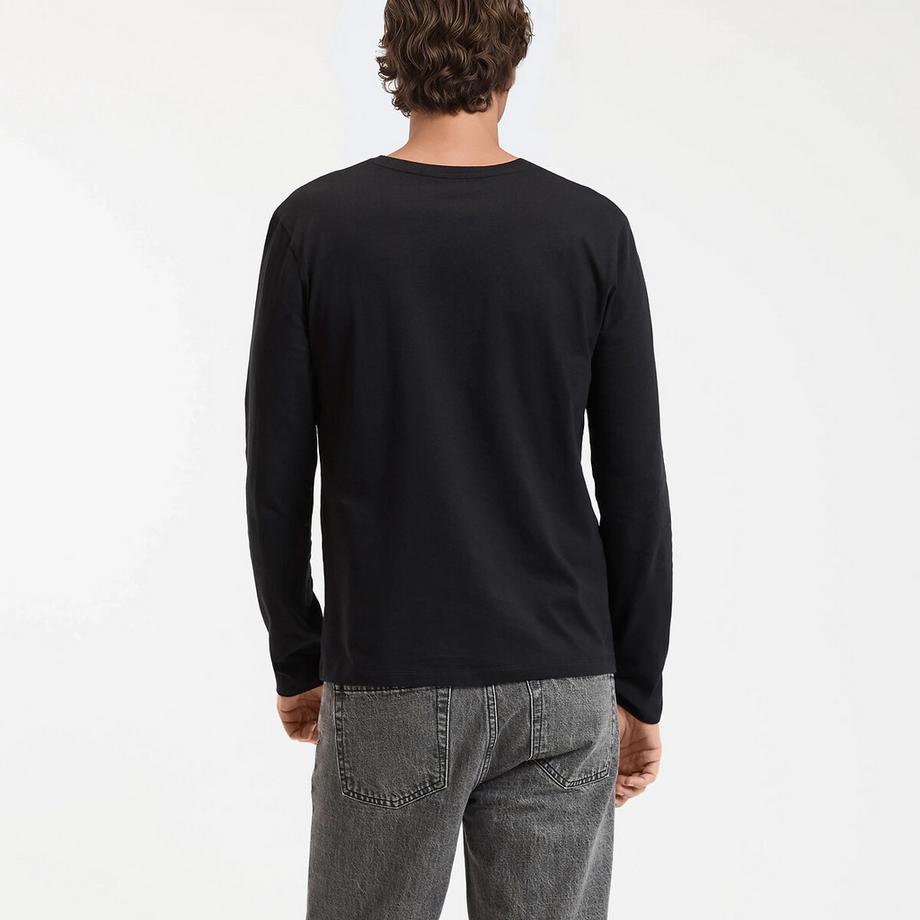 La Redoute Collections Langarmshirt Rundhalsausschnitt  