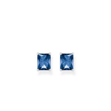 Ohrstecker Blau Stein