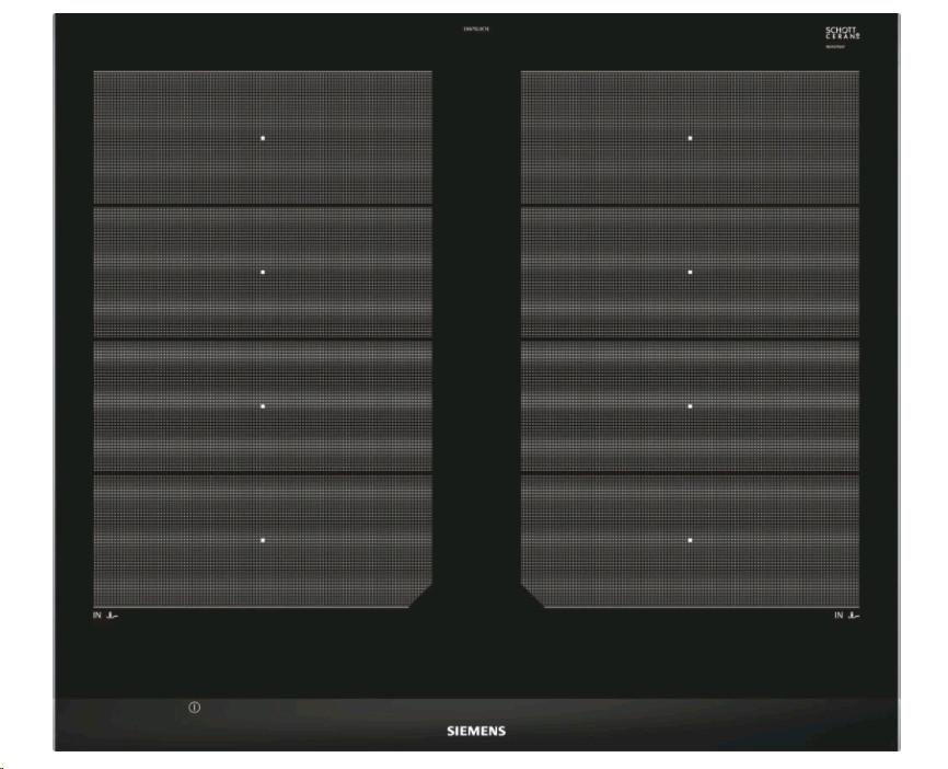Siemens EX675LXC1E - iQ700 Induktionskochfeld 60 cm Schwarz, Mit Rahmen aufliegend  