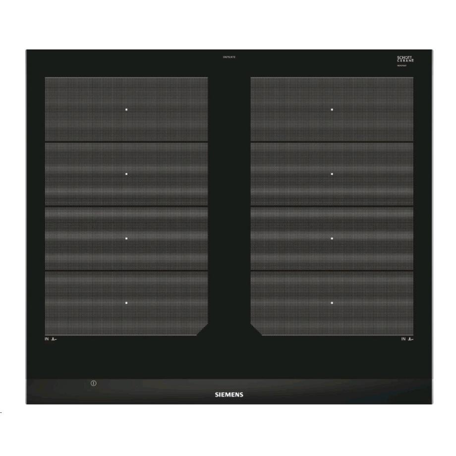 Siemens EX675LXC1E - iQ700 Induktionskochfeld 60 cm Schwarz, Mit Rahmen aufliegend  