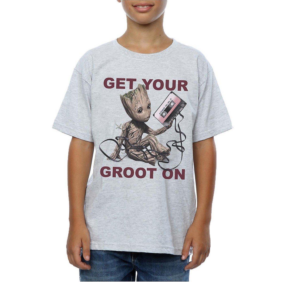 Image of Get Your Groot On Tshirt Jungen Grau 152-158