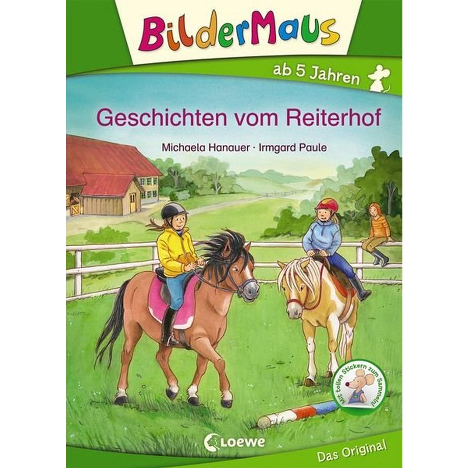 Bildermaus Geschichten vom Reiterhof Michaela Hanauer Copertina rigida 