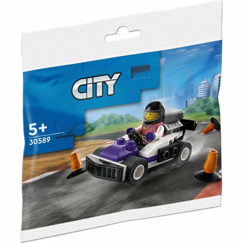 Image of LEGO City Go-Kart-Fahrer 30589 Multicolor