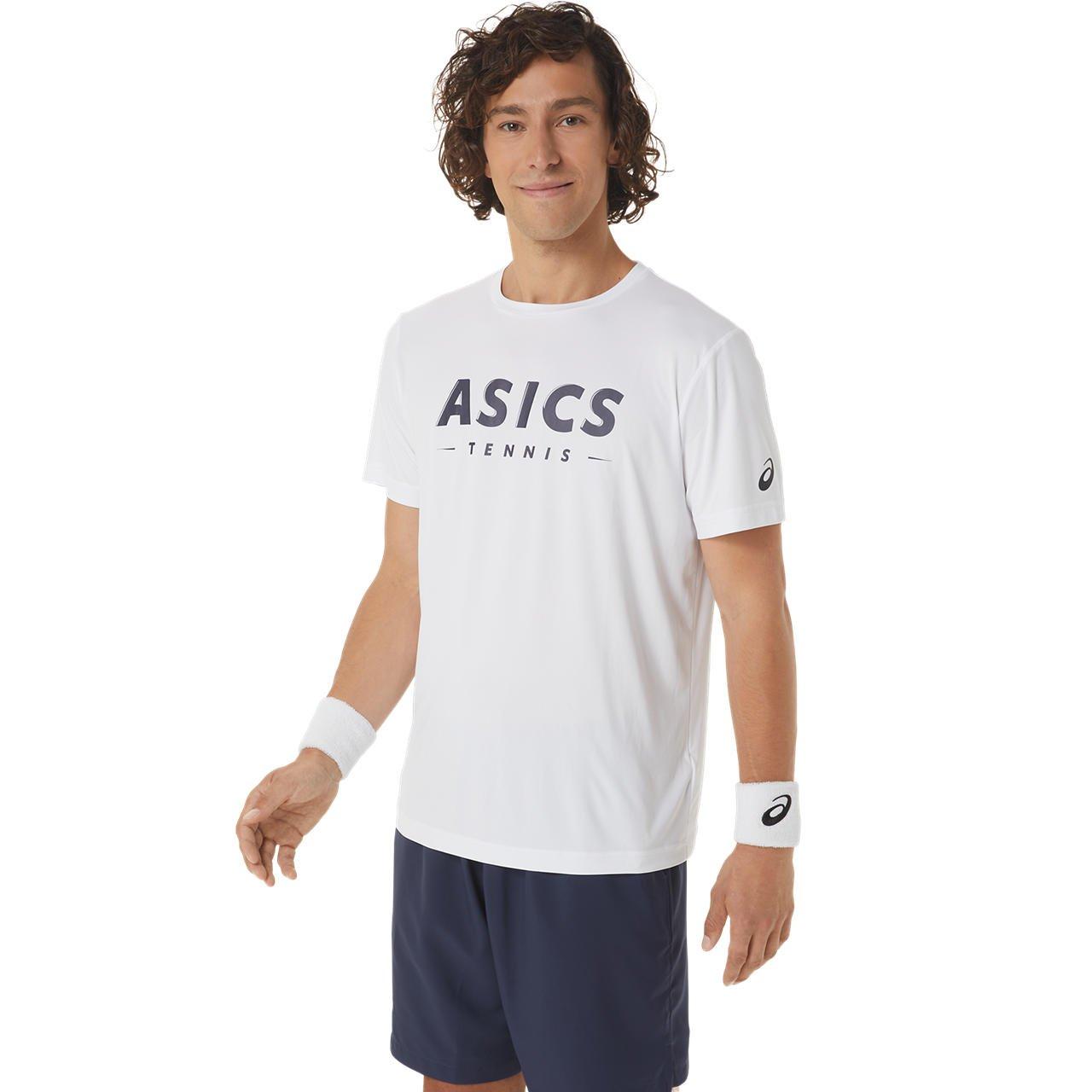 asics  Hommes Court GPX T-Shirt blanc hommes 