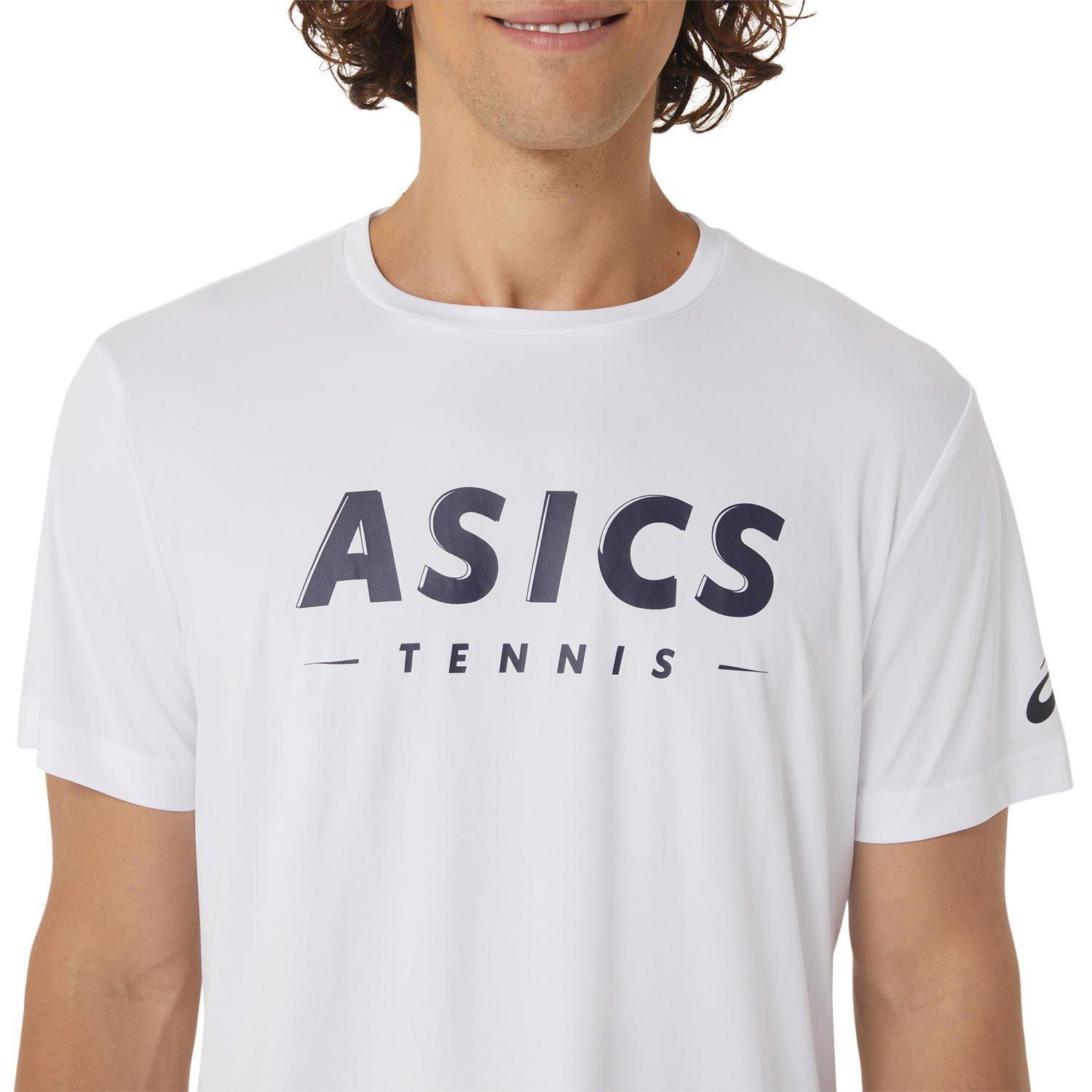 asics  Hommes Court GPX T-Shirt blanc hommes 