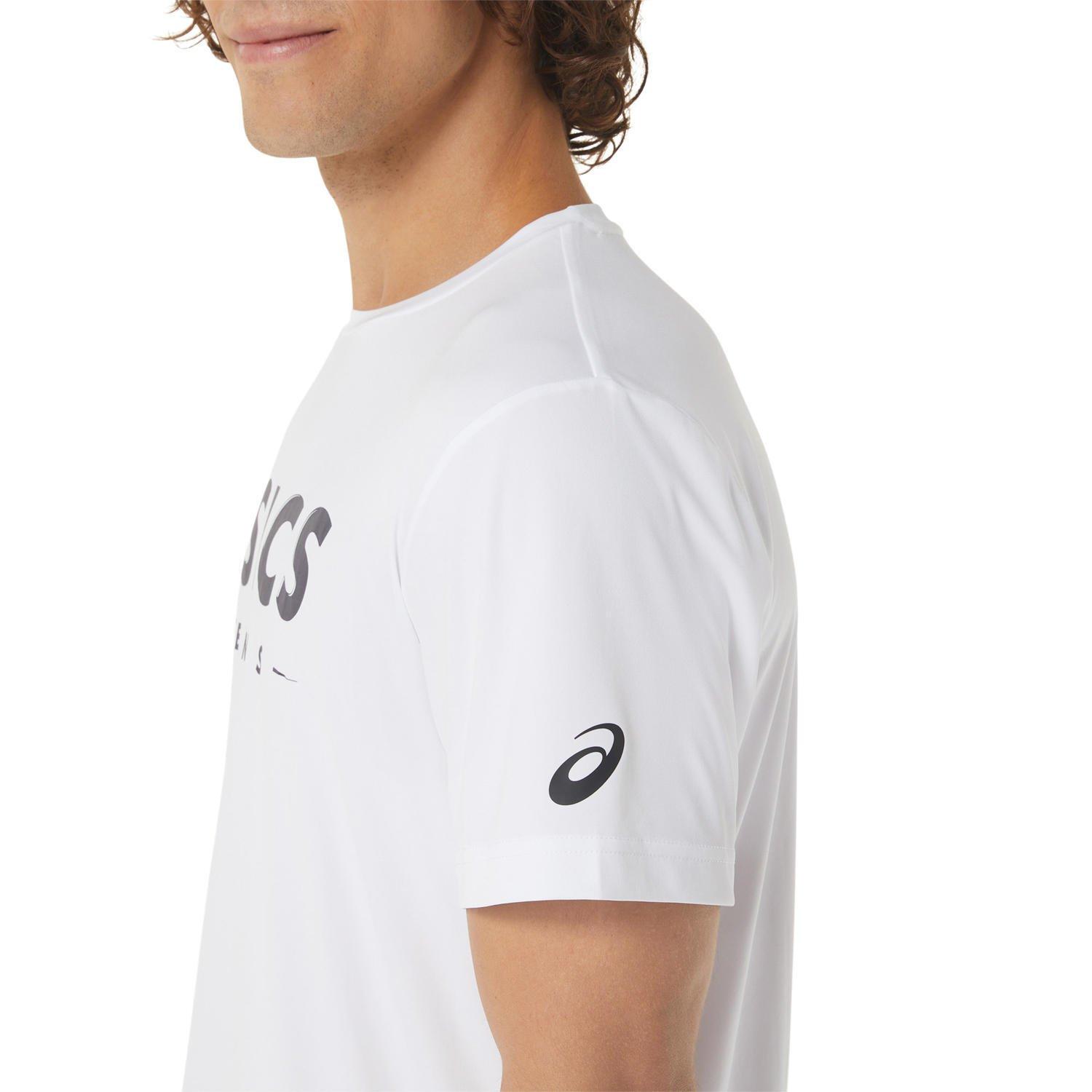 asics  Hommes Court GPX T-Shirt blanc hommes 