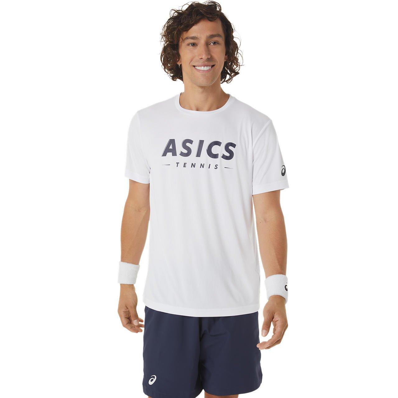 asics  Hommes Court GPX T-Shirt blanc hommes 