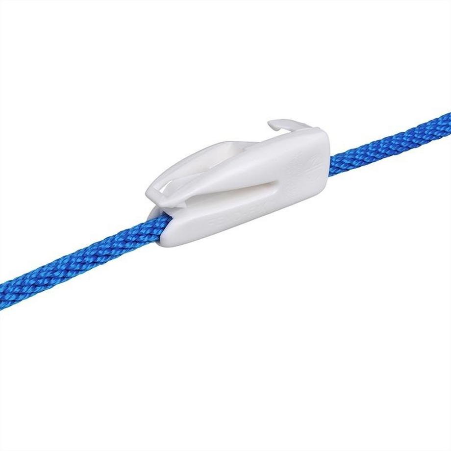 Kotflügelhaken. Kunststoff für Geländerdraht 6-8mm. Weiß