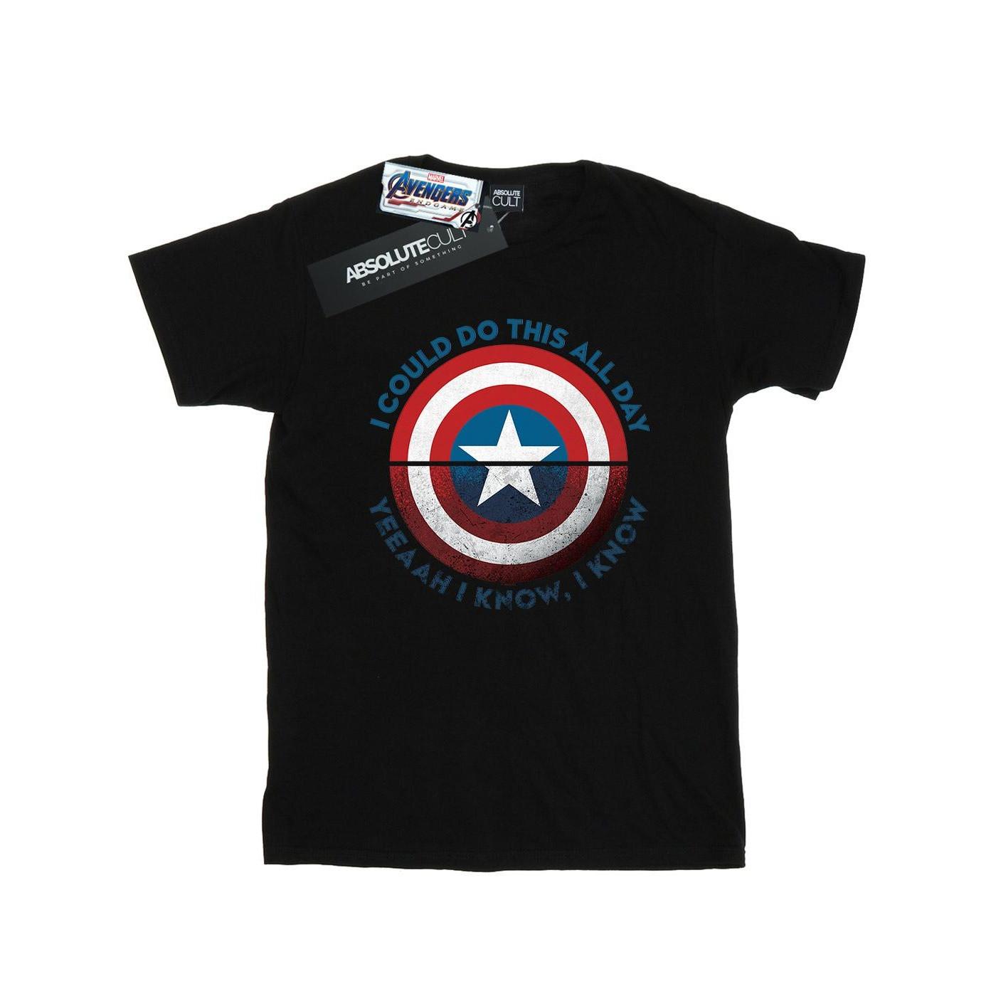 Image of Avengers Endgame Do This All Day Tshirt Unisex Schwarz 128