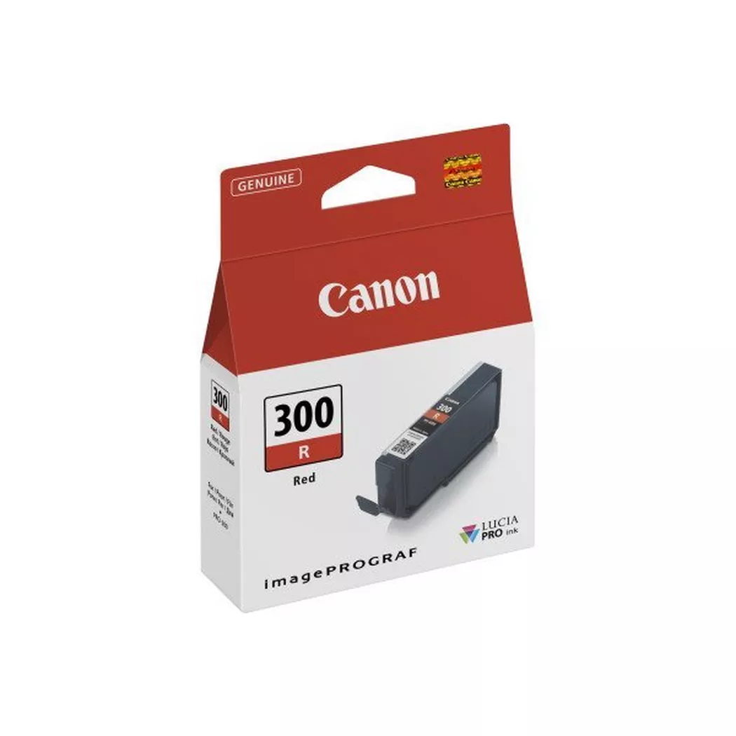 Canon – Tintenpatrone rot PFI-300R iPF PRO-300 14.4ml, One Size