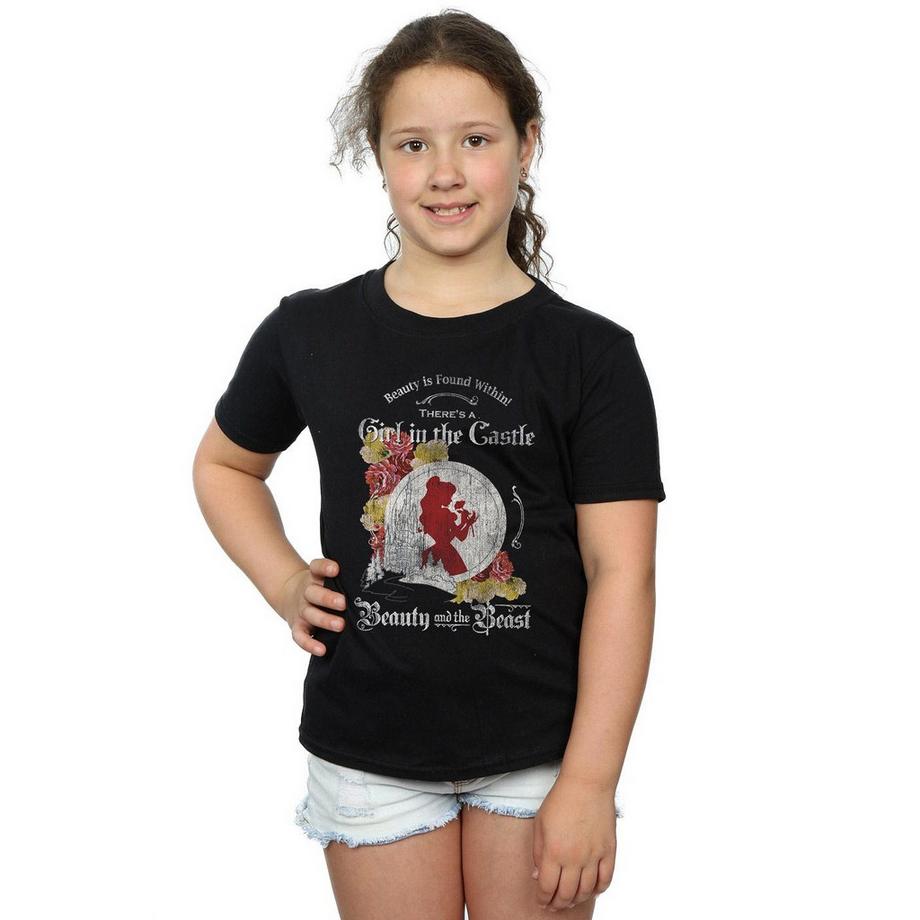 Disney  Tshirt BEAUTY AND THE BEAST GIRL IN THE 