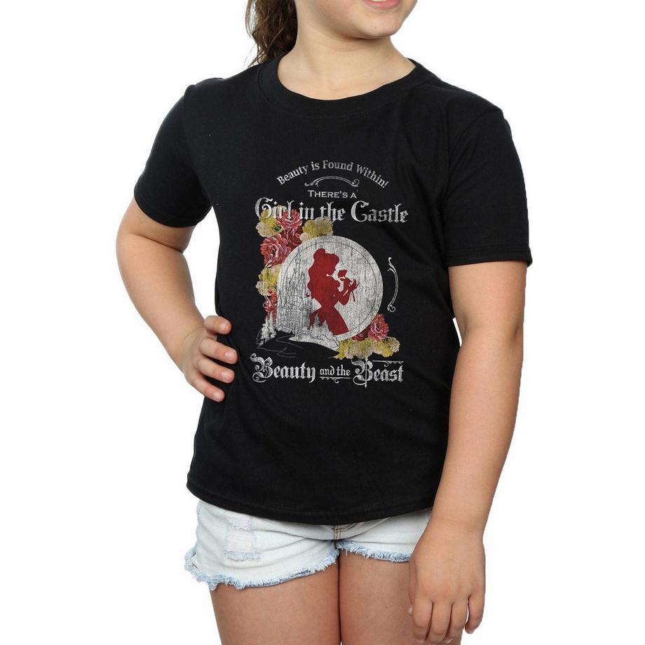 Disney  Tshirt BEAUTY AND THE BEAST GIRL IN THE 