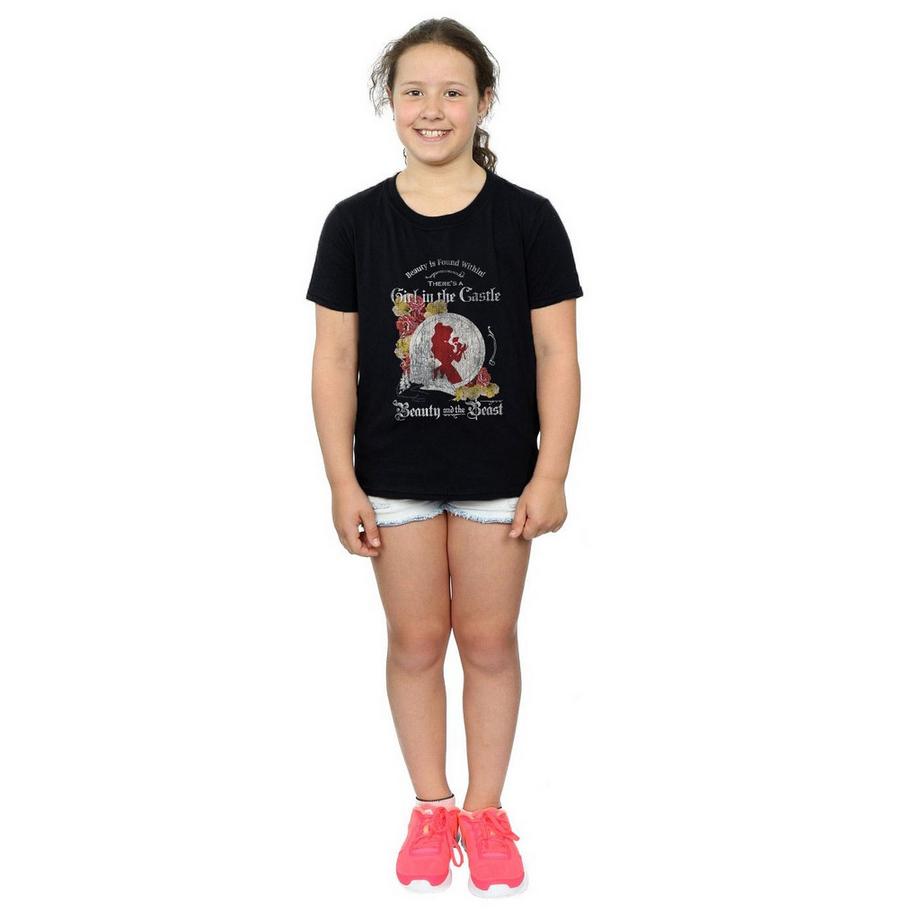 Disney  Tshirt BEAUTY AND THE BEAST GIRL IN THE 