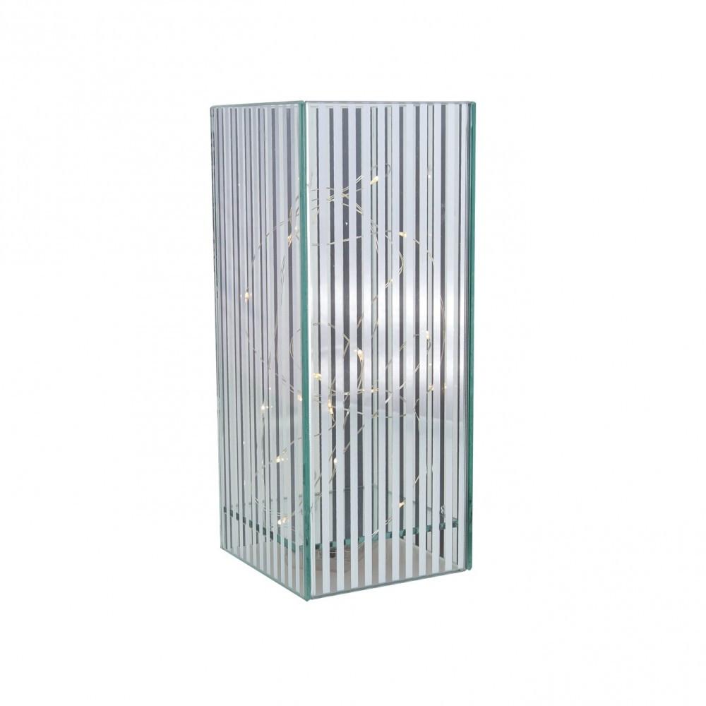 Image of Rechteckiger led-kerzenständer h25cm Rechteckiger led-kerzenständer h25cm