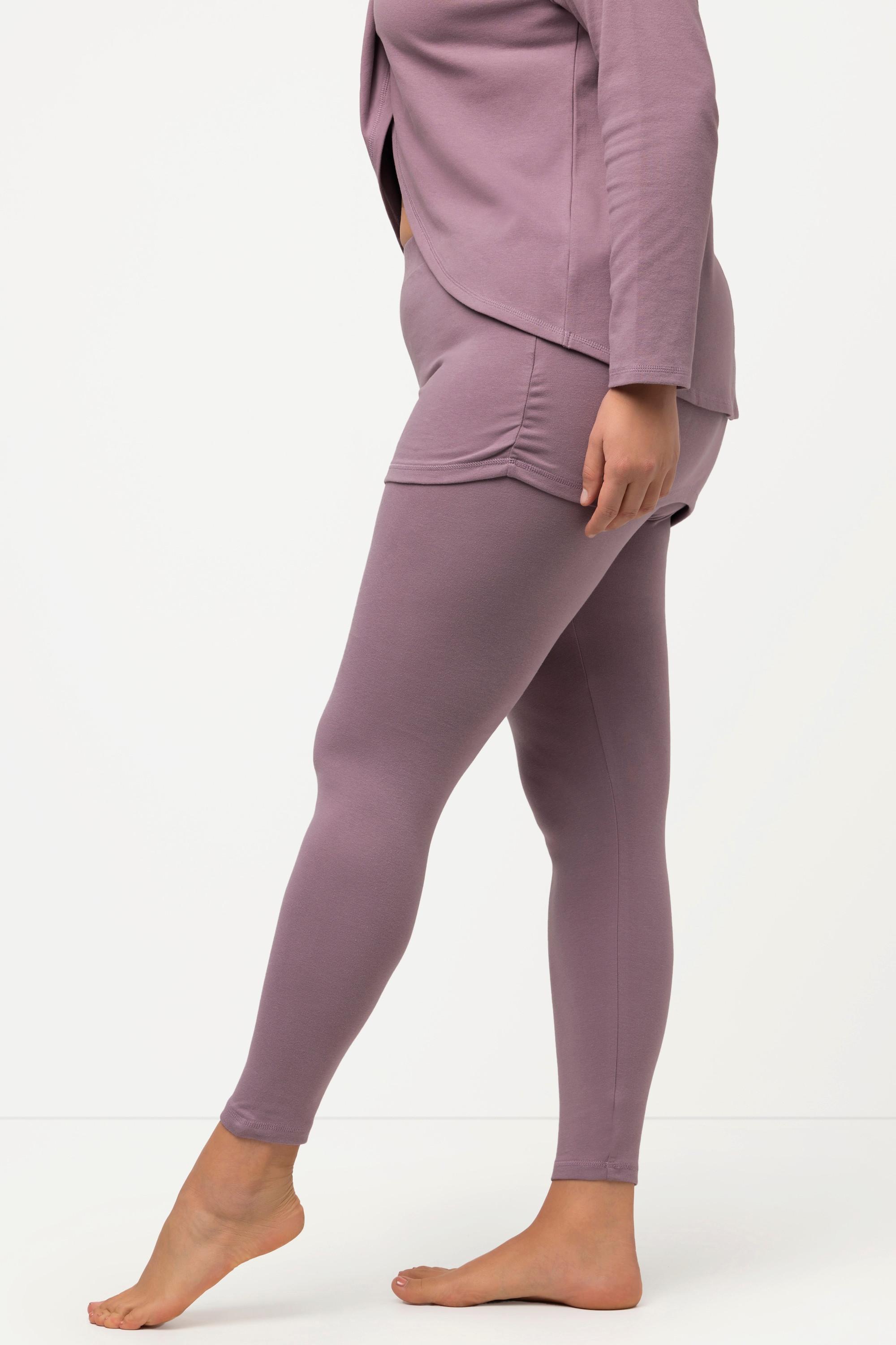 Ulla Popken  Yoga-Leggings mit Rock, Slim, Biobaumwolle 