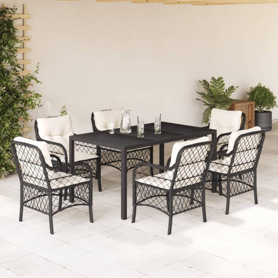 VidaXL Garten essgruppe poly-rattan  
