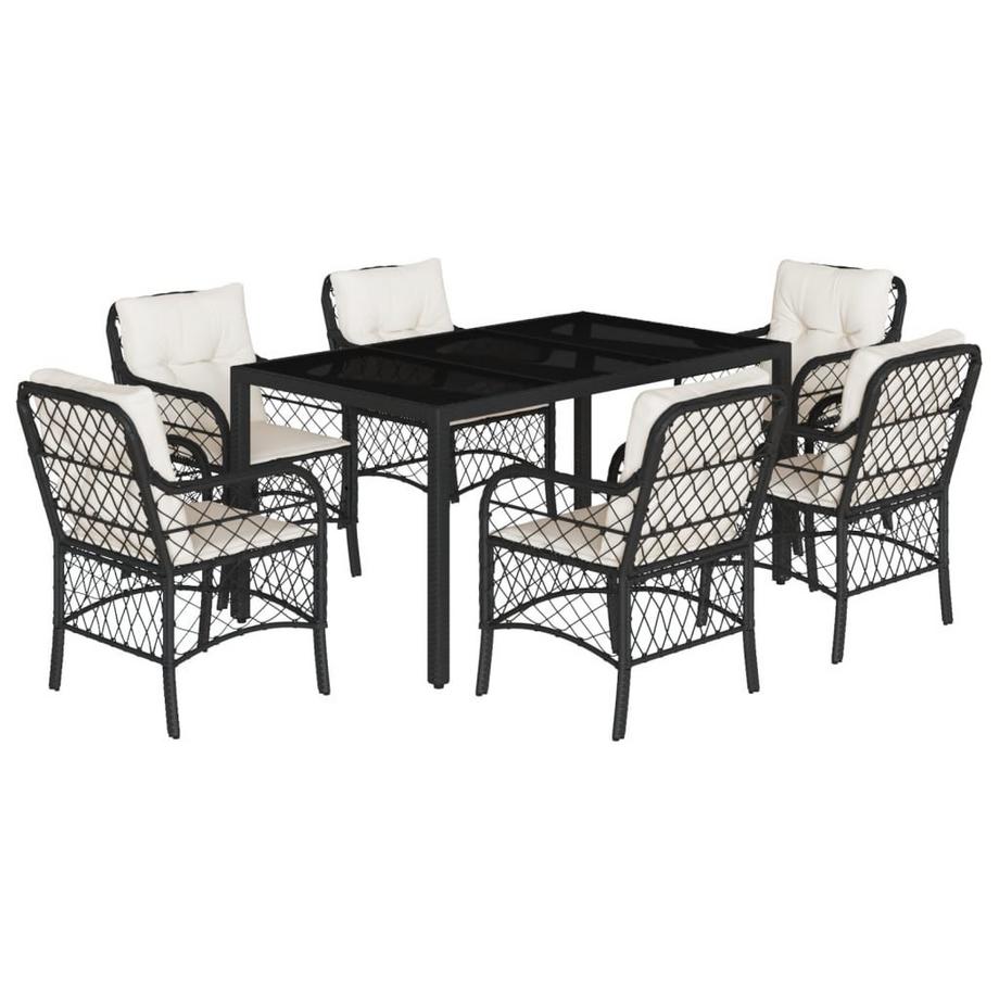 VidaXL Garten essgruppe poly-rattan  