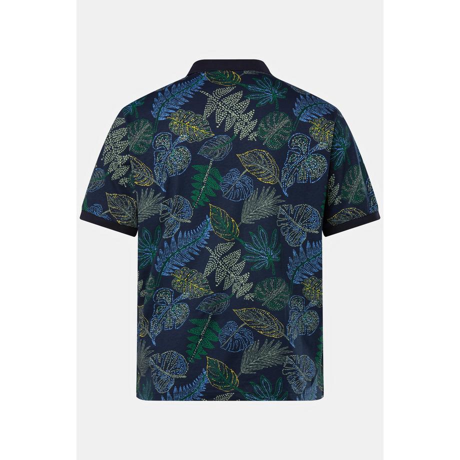 JP1880 Kurzarm Allover Print Poloshirt  