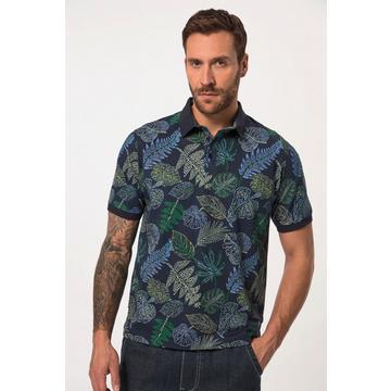 Poloshirt, Halbarm, Allover-Print, Polokragen