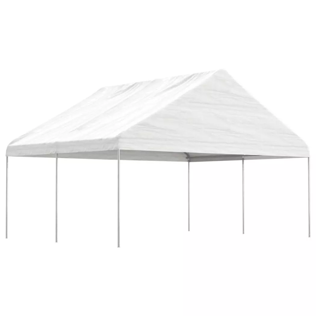 VidaXL - Pavillon polyethylen, One Size, Weiss