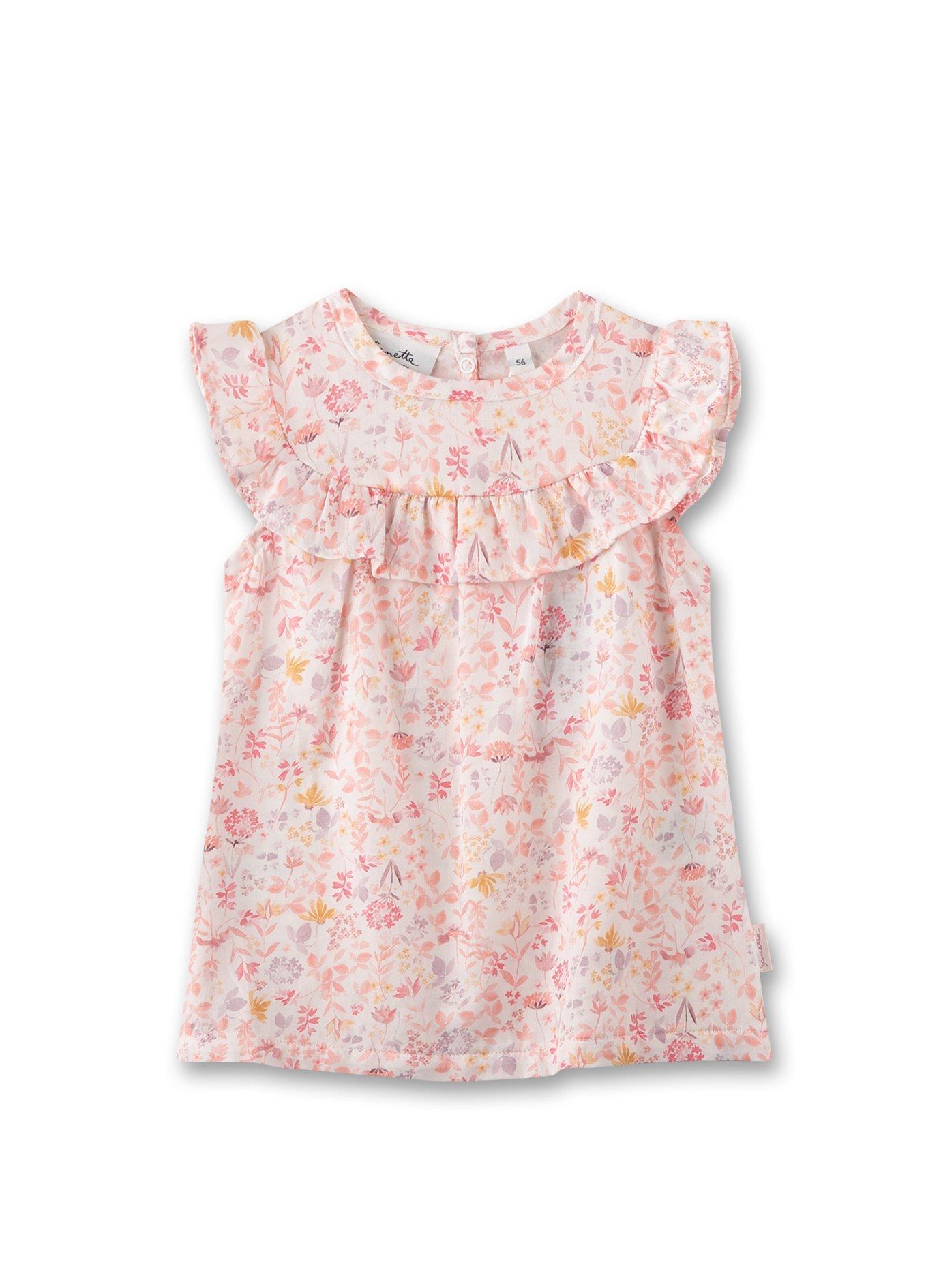 Sanetta Fiftyseven  Baby Mädchen Kleid Blumen Off-White 