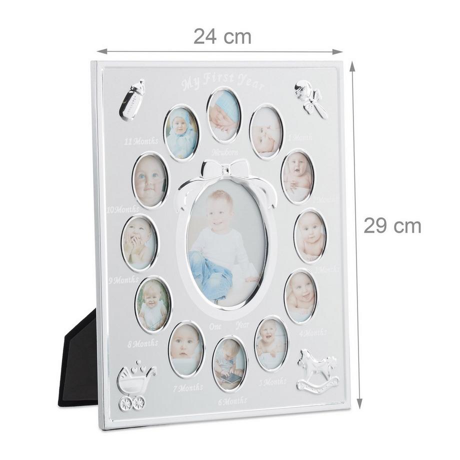 B2X Cornice portafoto per bambini "Il primo anno"  