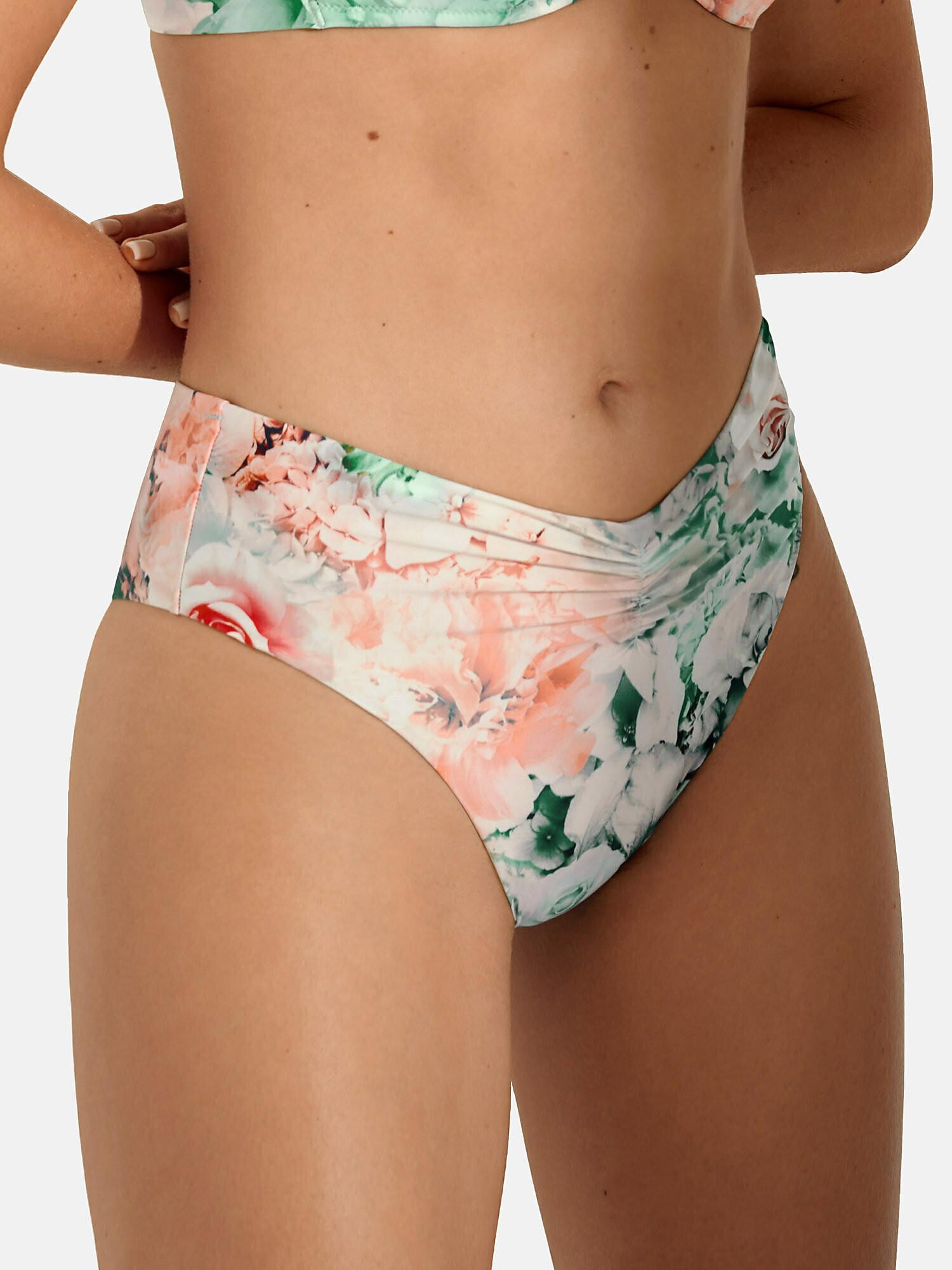 Image of Brasilianische Badeanzugstrümpfe Mit Tiefem Ausschnitt Japan Damen Grün 40