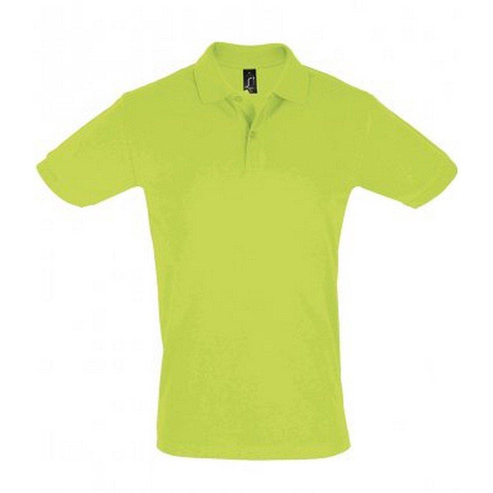 Image of Mens Perfect Pique Poloshirt, Kurzarm Herren Grün L