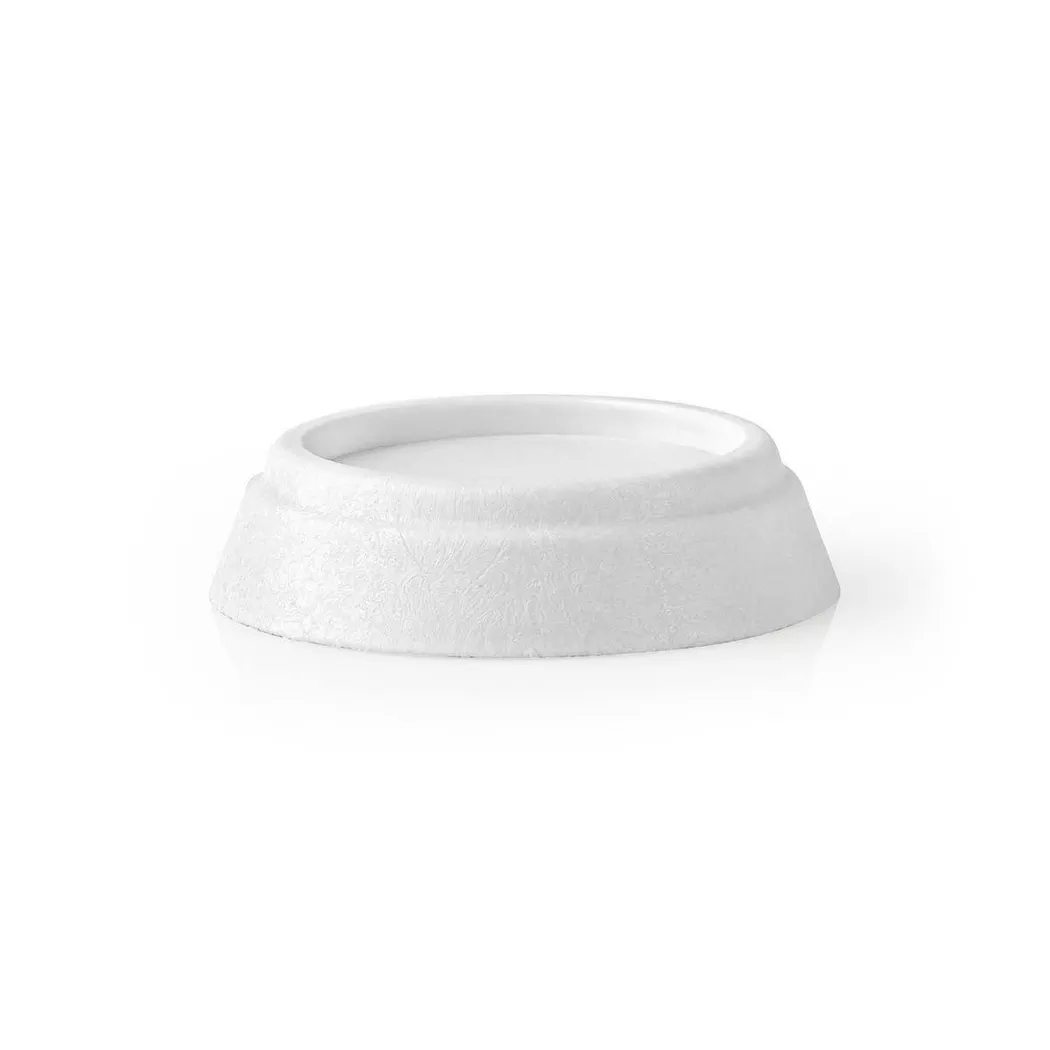 Nedis Anti-Vibration Feet Dampers Universal for Washing Machine / Washer Dryers  | 4 pcs | White | Plastic