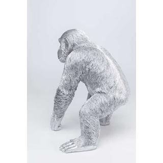 KARE Design Figura decorativa Playing Ape argento  